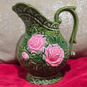 Vintage Rubens original ceramic pitcher/flower pot. Mid century.